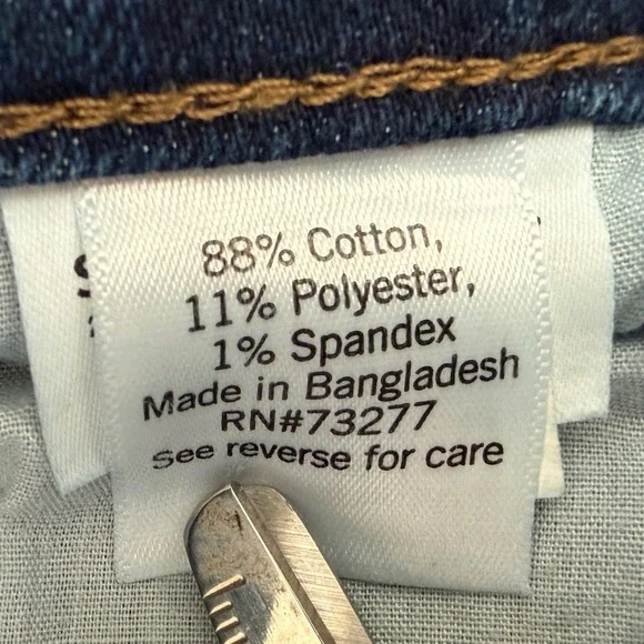 Sonoma Men's Everyday Jeans Relaxed Straight Blue Denim Size 36x32 - Picture 7 of 9